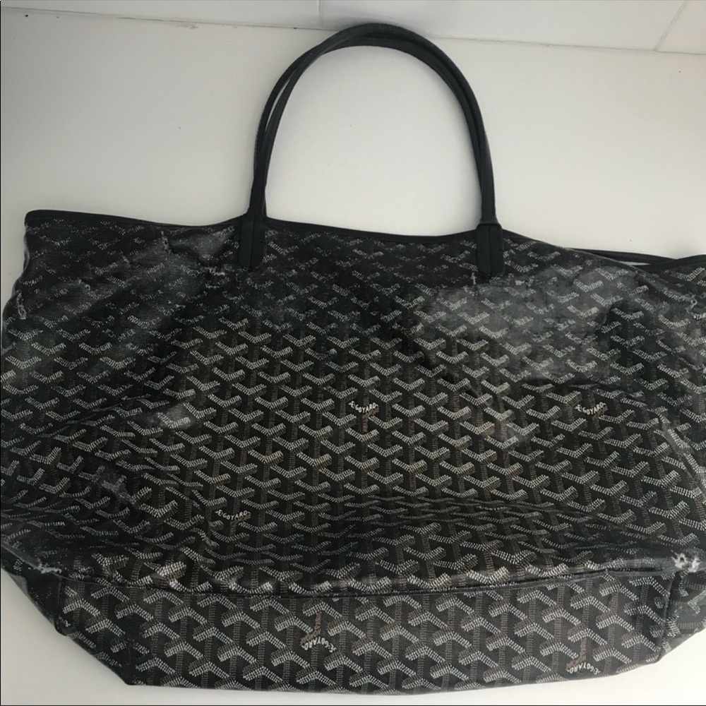 Authentic GM Black Goyard Tote